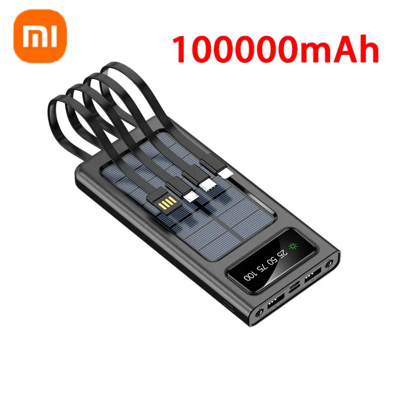 Batterie portable solaire Xiaomi | 200000mAh pour survie