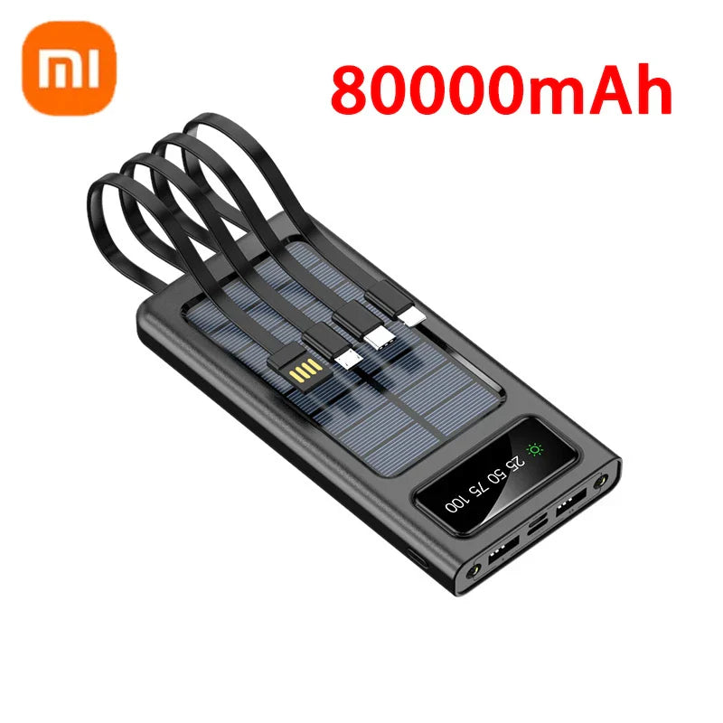 Batterie portable solaire Xiaomi | 200000mAh pour survie